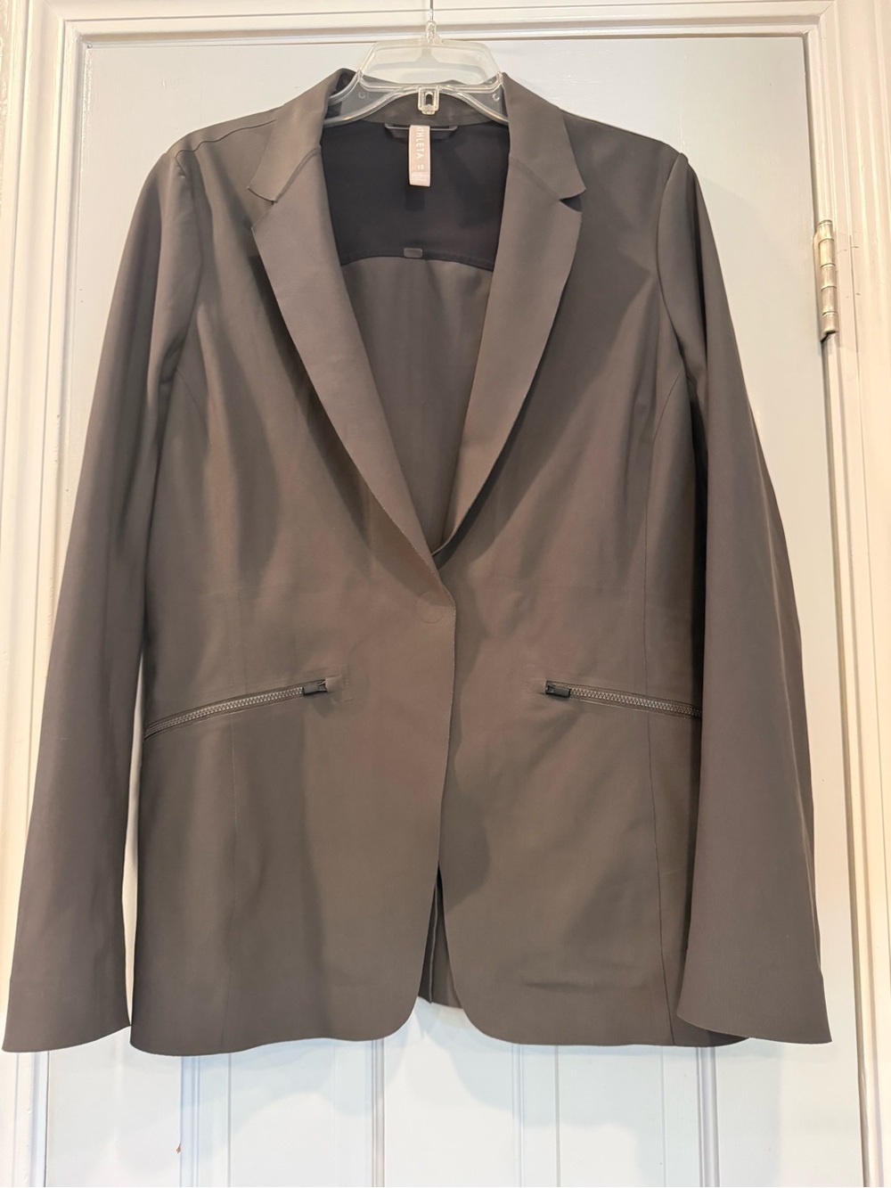 Athleta Interstellar Olive Green Long Sleeve Blazer US12